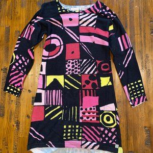 Deux Par Deux Multi Color Long Sleeve Dress